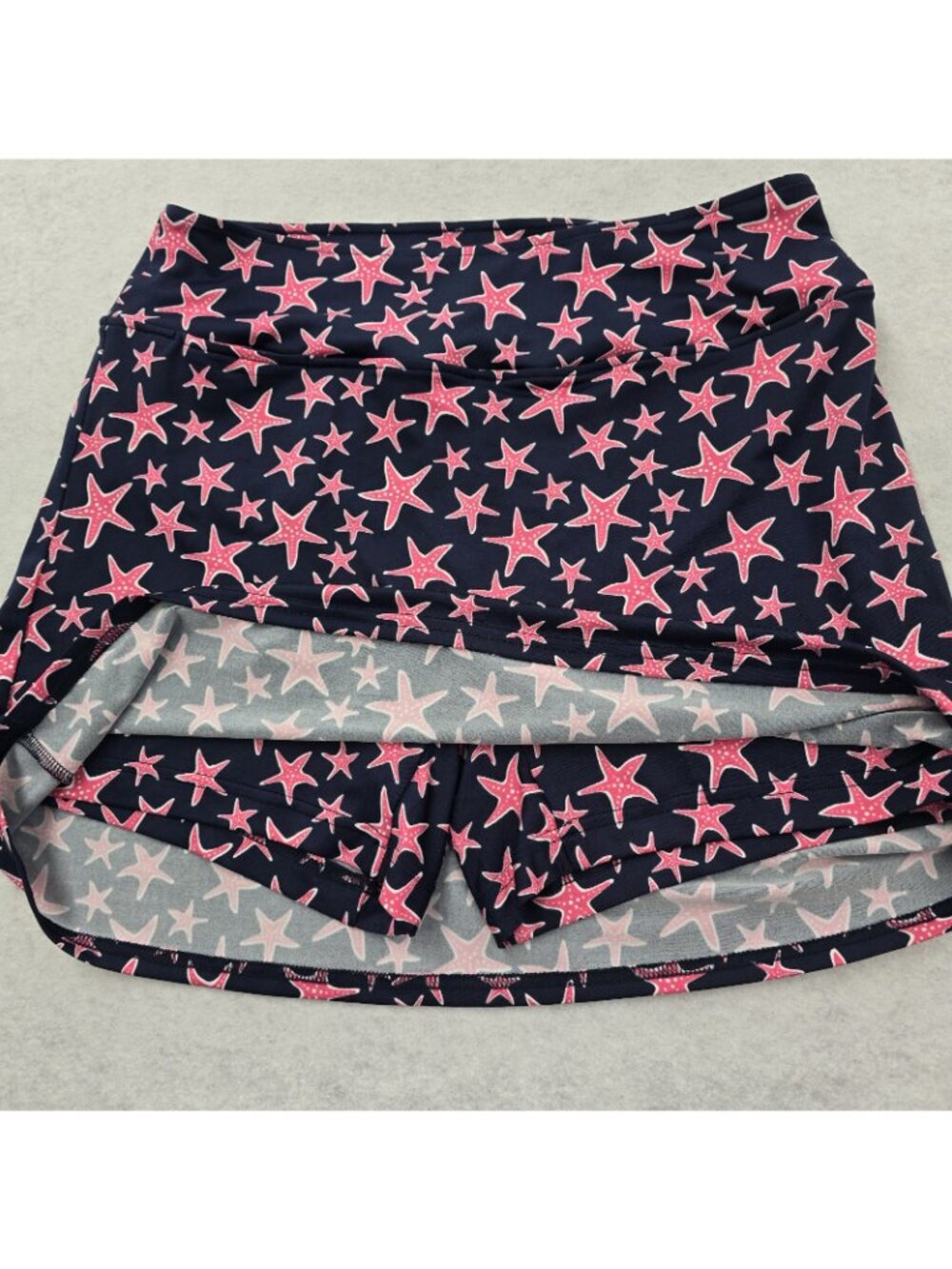 Golftini Shooting Stars Short Skort Sz Medium Golf Pickleball Tennis Athleisure - Picture 5 of 7